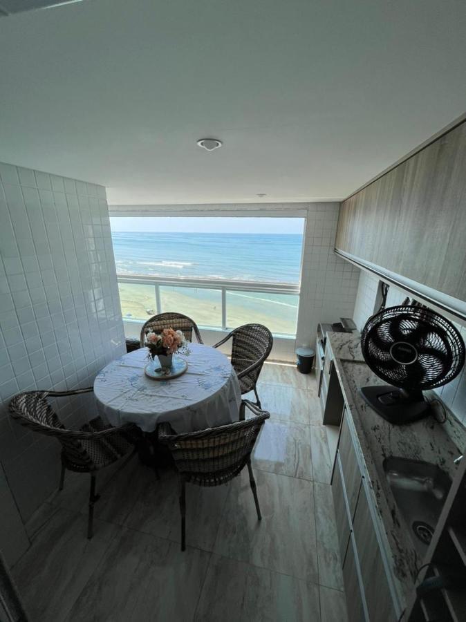 Mongagua Com Vista Para O Mar Pe Na Areia Dış mekan fotoğraf